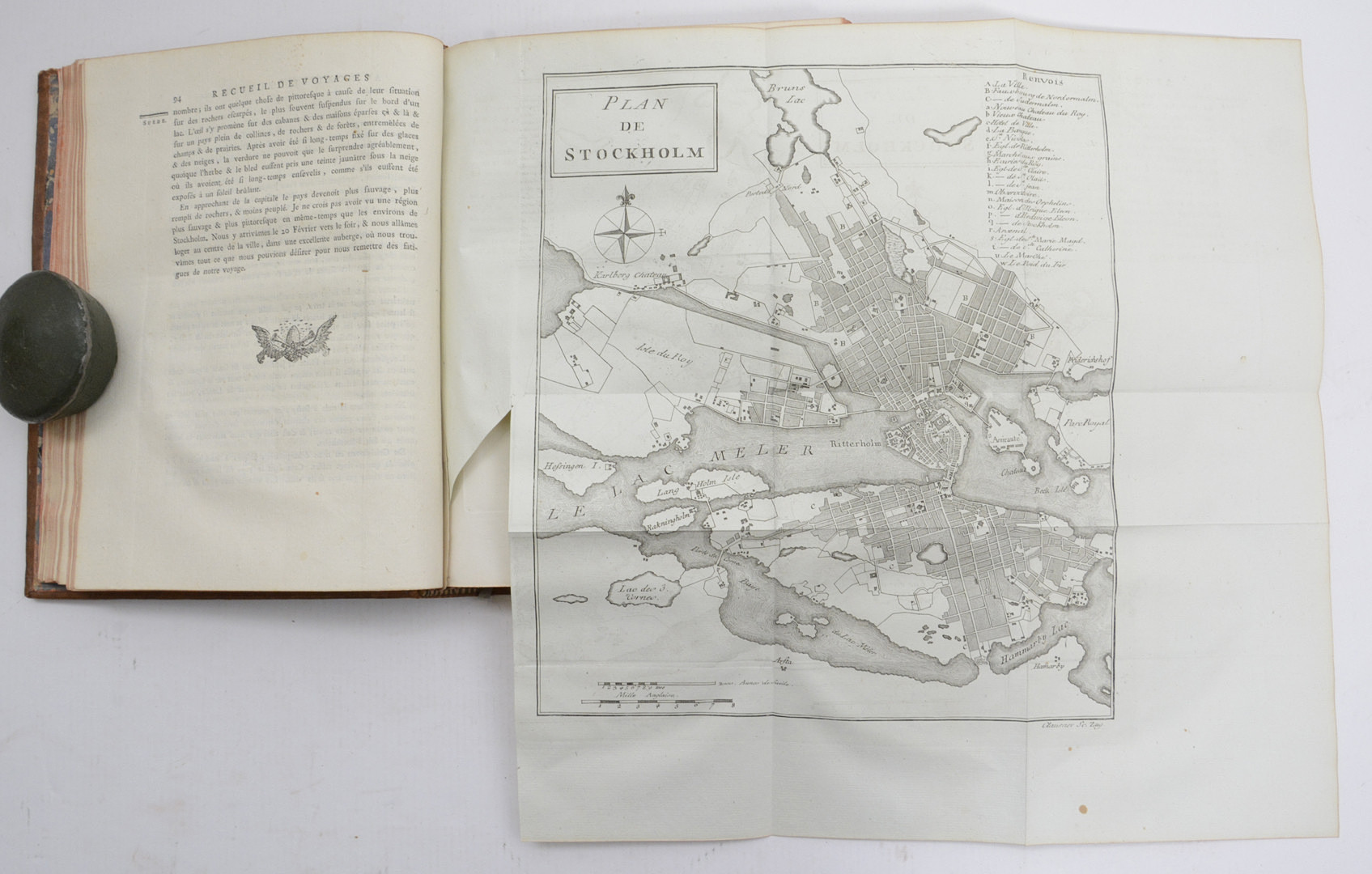 COXE, WILLIAM. Voyage en Pologne, Russie, Suède, Dannemarck, &c, par Mr. Will. Coxe. Traduit de l’anglais, enrichi de notes & des éclairicissémens nécessaires, & augmenté d’un Voyage en Norvège. Par Mr. P. H. Mallet.