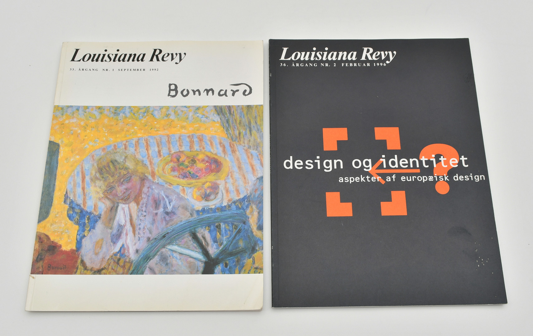 Louisiana revy 15 volymer + 2 utställningsböcker.