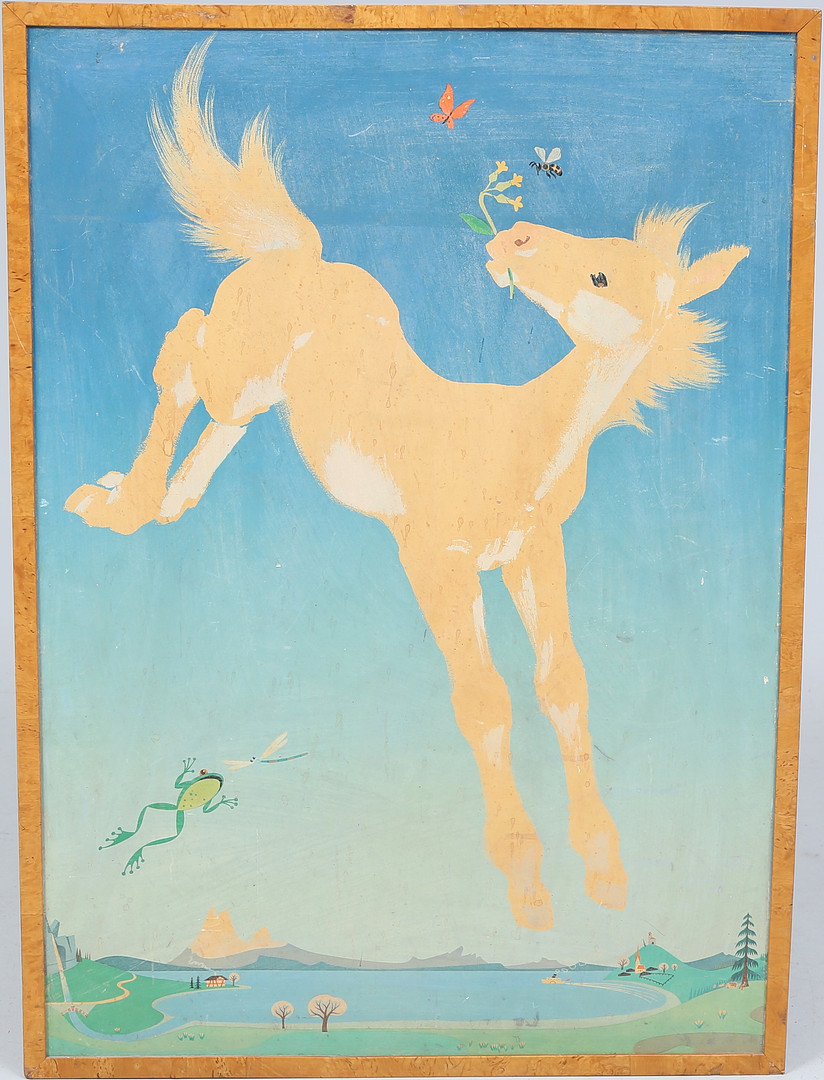 DONALD BRUN. EFTER. affisch, märkt Eidenbenz, 1900-talets första hälft.
