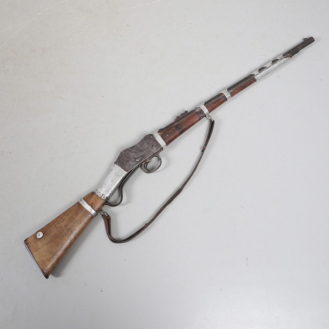 Images for 4878269. A MARTINI HENRY LEVER ACTION RIFLE WITH DECORATIVE ...