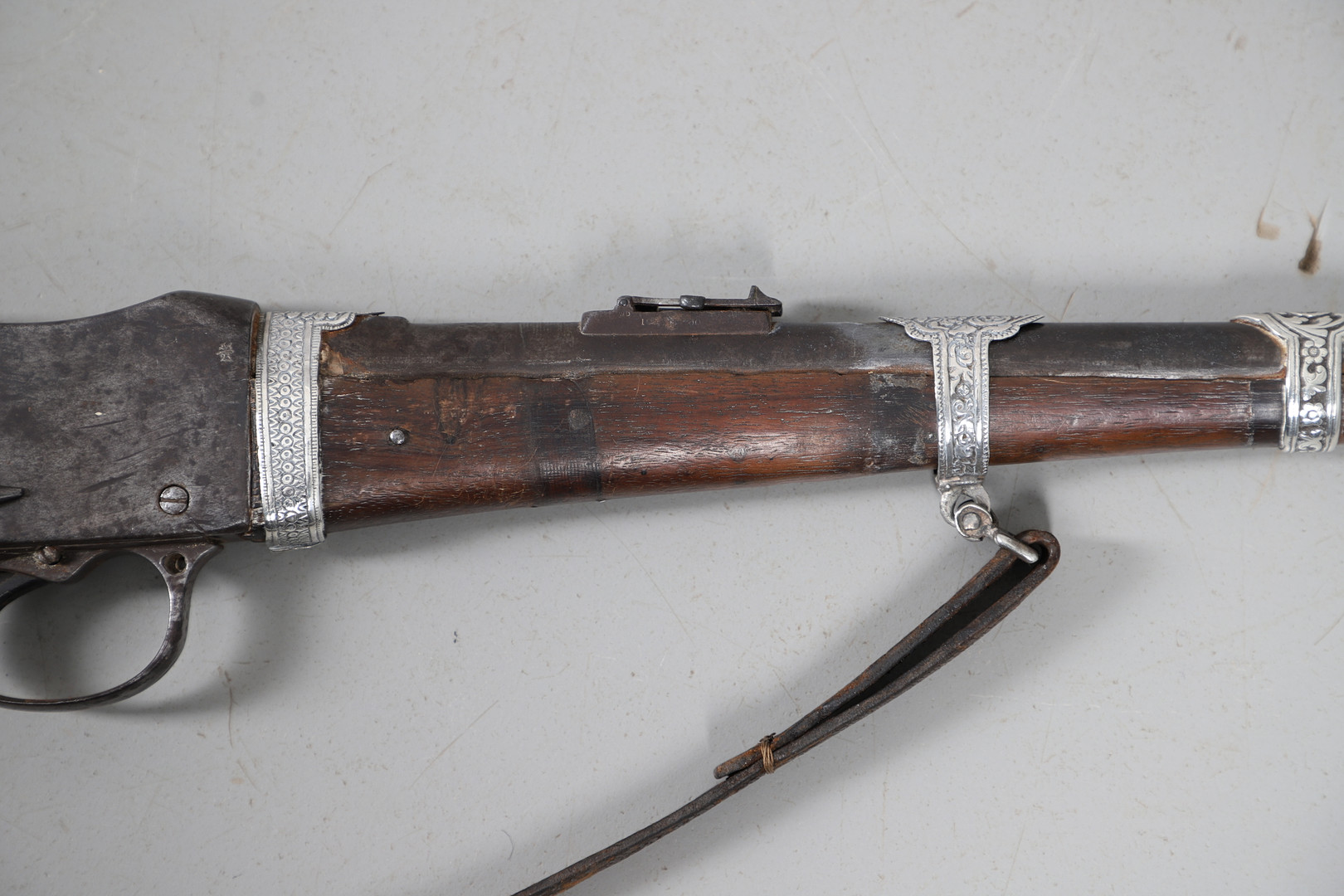 Images for 4878269. A MARTINI HENRY LEVER ACTION RIFLE WITH DECORATIVE ...