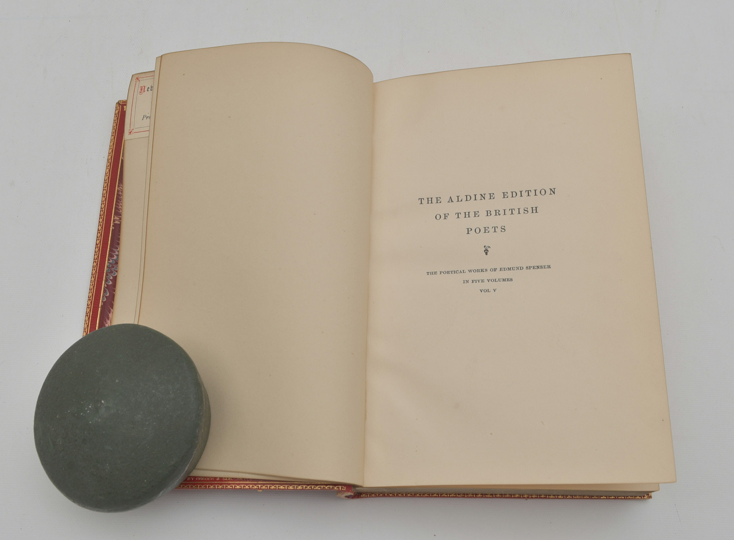 the poetical works of Edmund Spenser. vol 1-5. 1866.