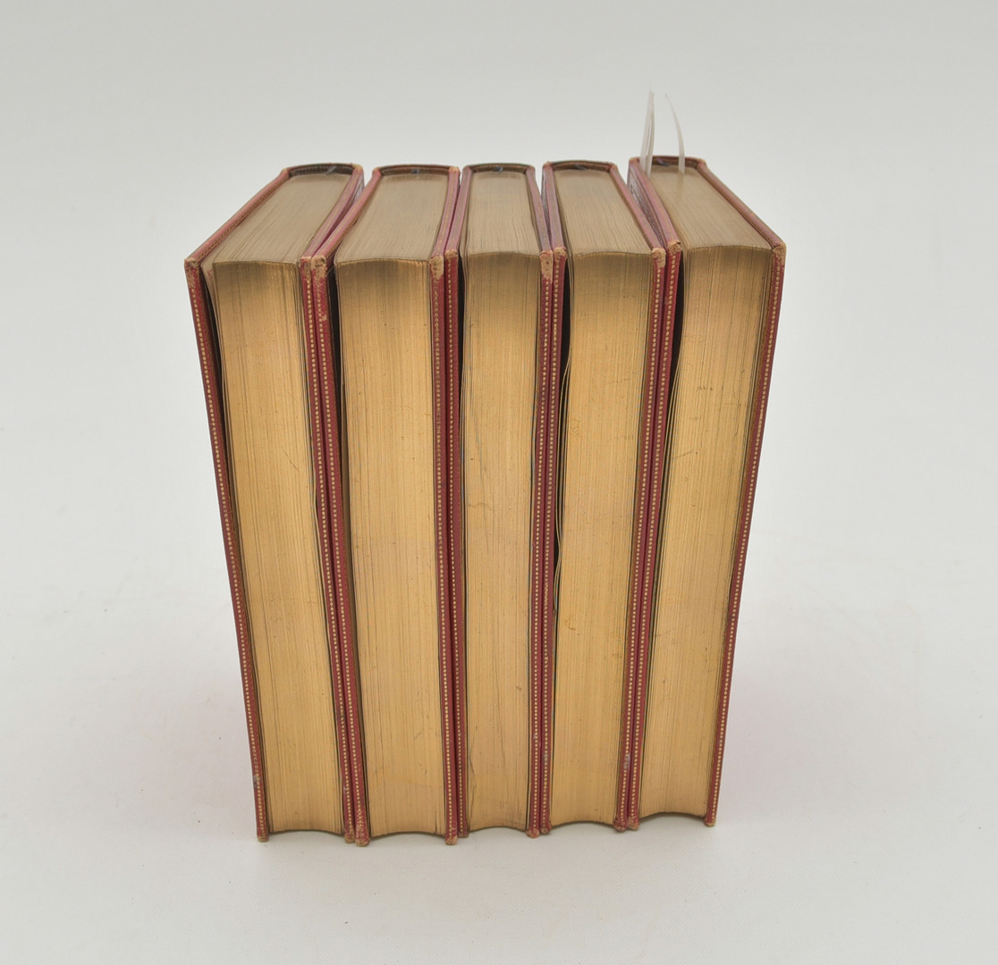 the poetical works of Edmund Spenser. vol 1-5. 1866.