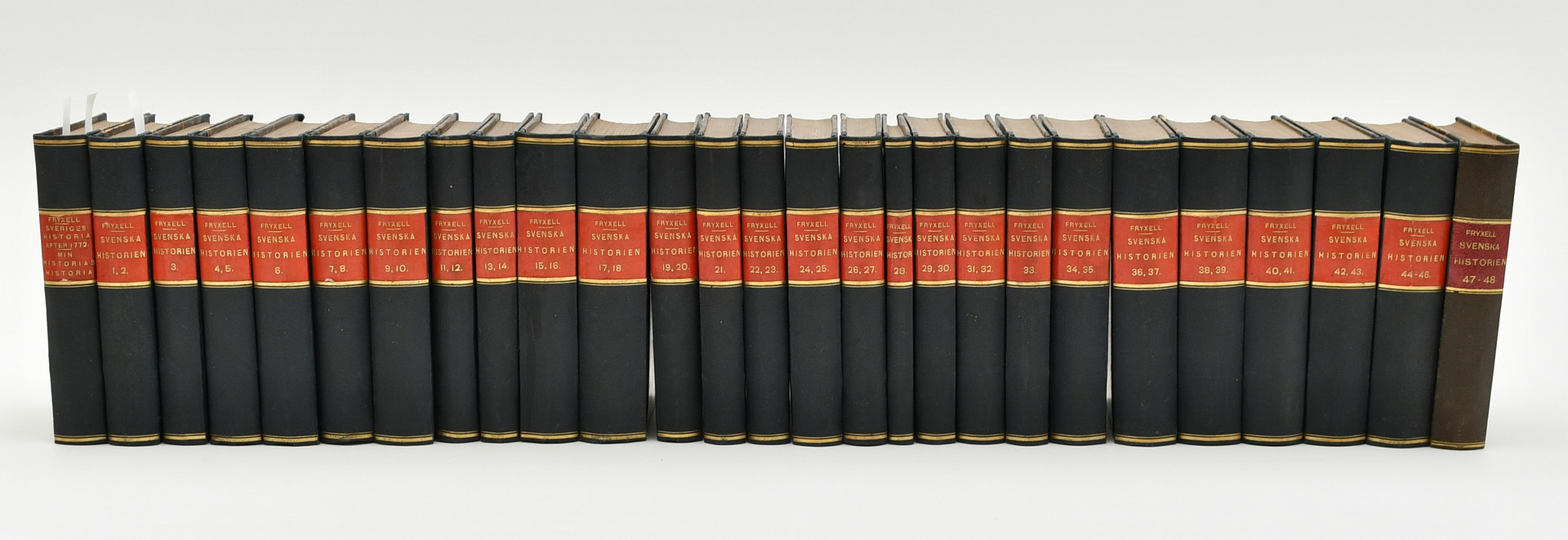 Fryxell. Berättelser ur swenska historien, vol 1-46 + vol 47-48 + min historias historia 2 delar.