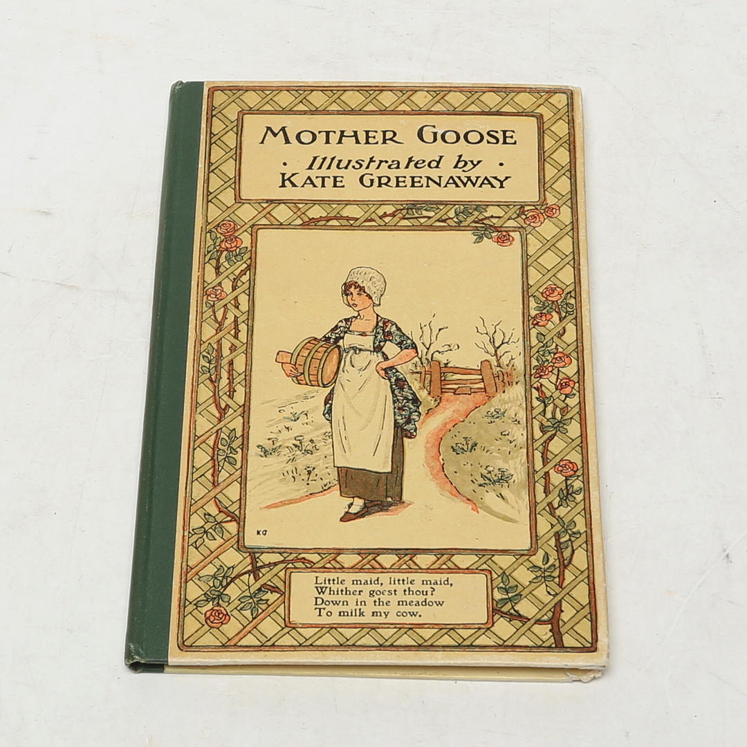 BOK "Mother Goose" Illustrted by Kate Greenaway, sannolikt 1908.