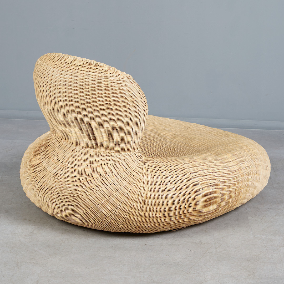 CARL JERSTAM. fr Ikea, Sessel, Modell Storvik', Rattan, Bambus, 2000er  Jahre, Schweden. - Stockholms Auktionsverk