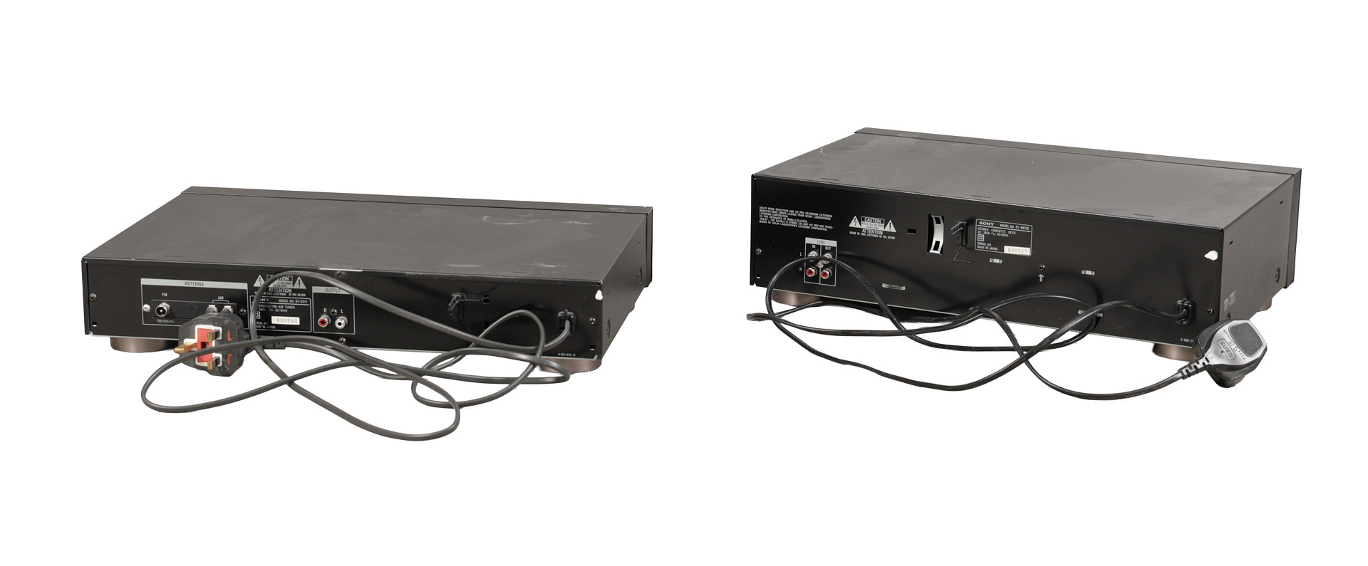 SONY TC-K611S CASSETTE DECK AND SONY ST-S311 TUNER (2).