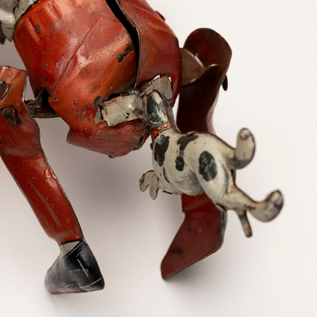 Images for 4906613. GÛNTHERMANN Peter with dog, sheet metal, clockwork ...