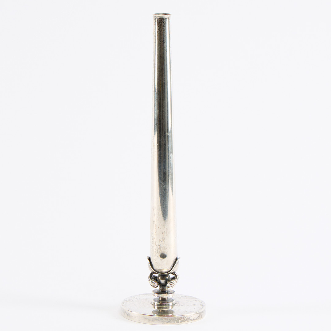 HARALD  NIELSEN. Vas, silver, modell 757, Georg Jensen, Danmark, efter 1945.
