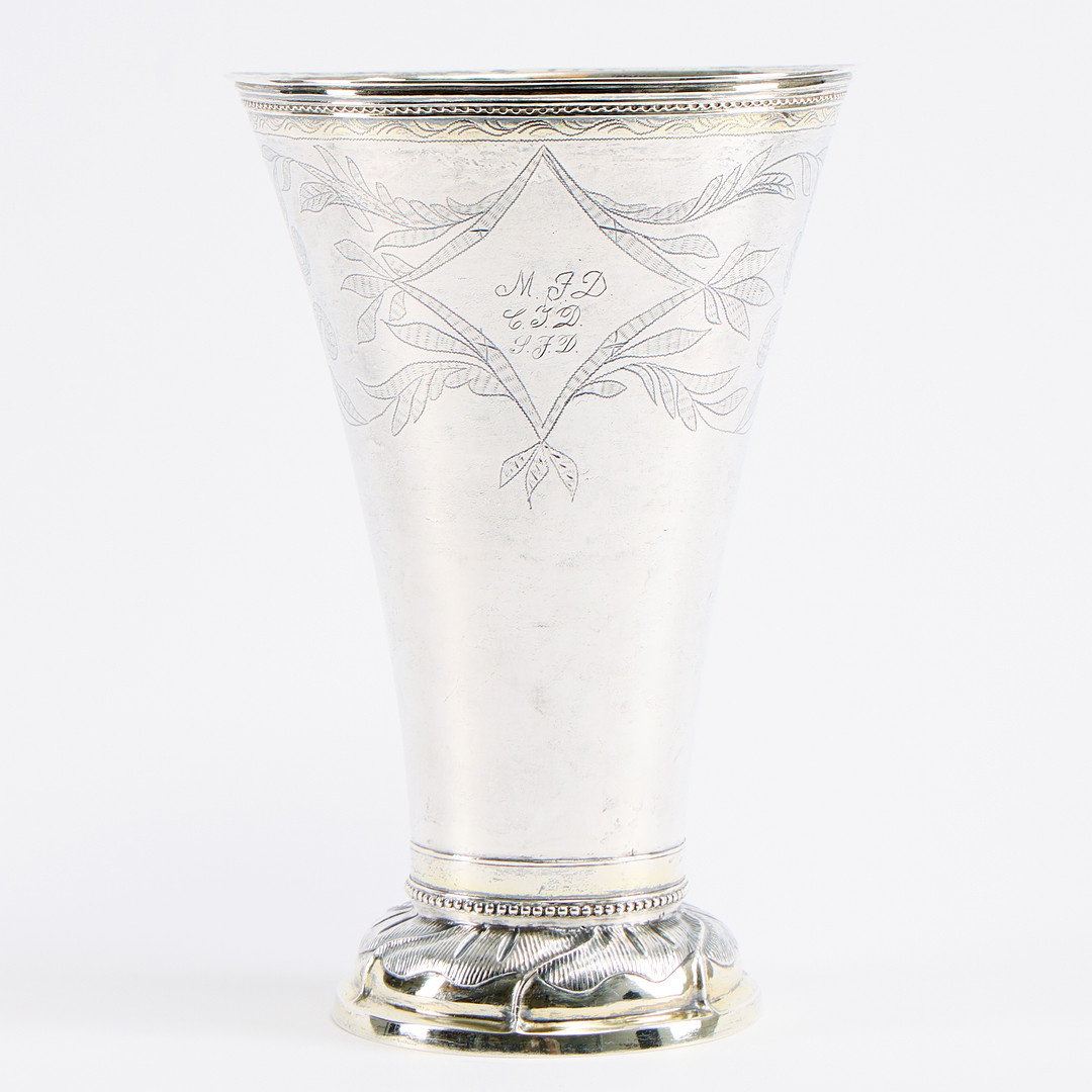 BÄGARE. Silver, Erik Ernander, Uppsala 1794.