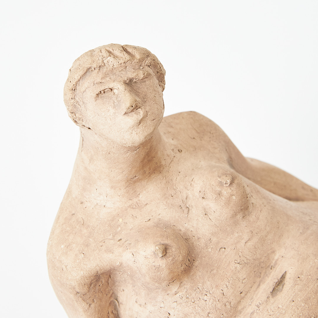 ÅKE HOLM. ”Susanna i badet”, terrakotta, signerad. - Stockholms