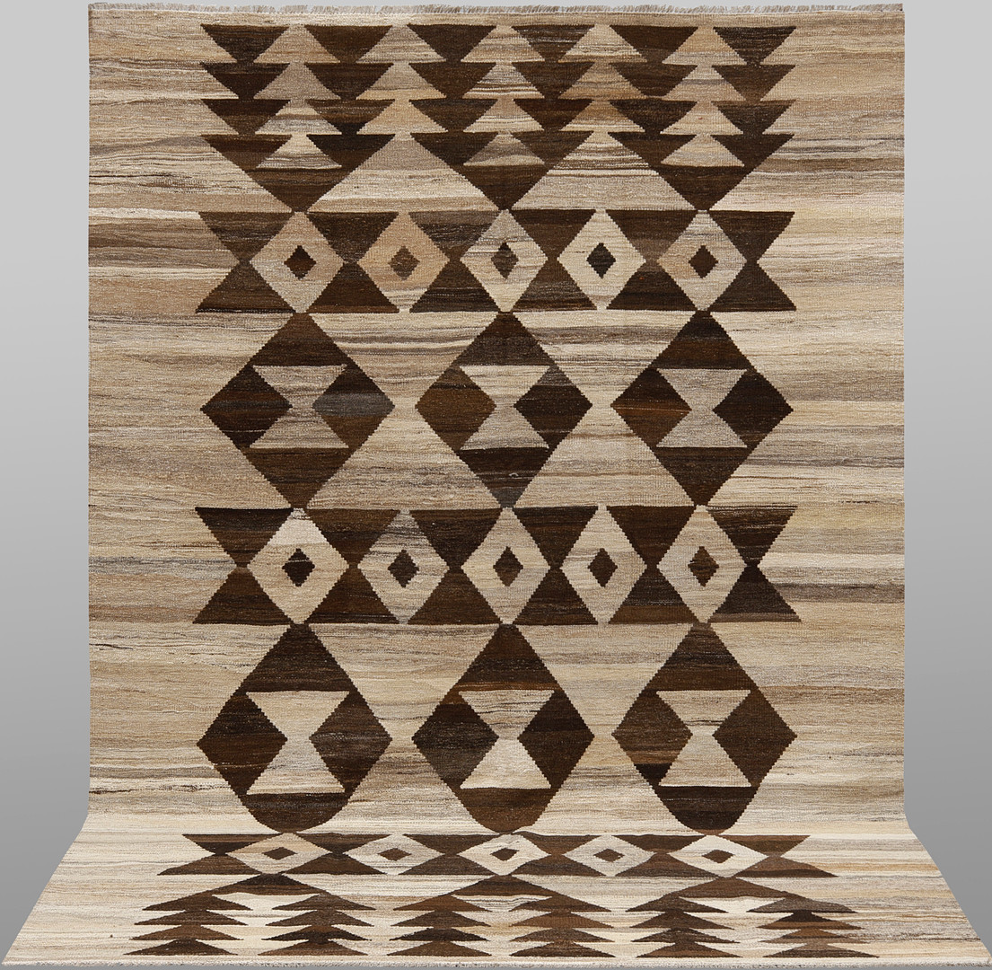 ORIENTMATTA. Kelim Marocko design, 301 x 205 cm.