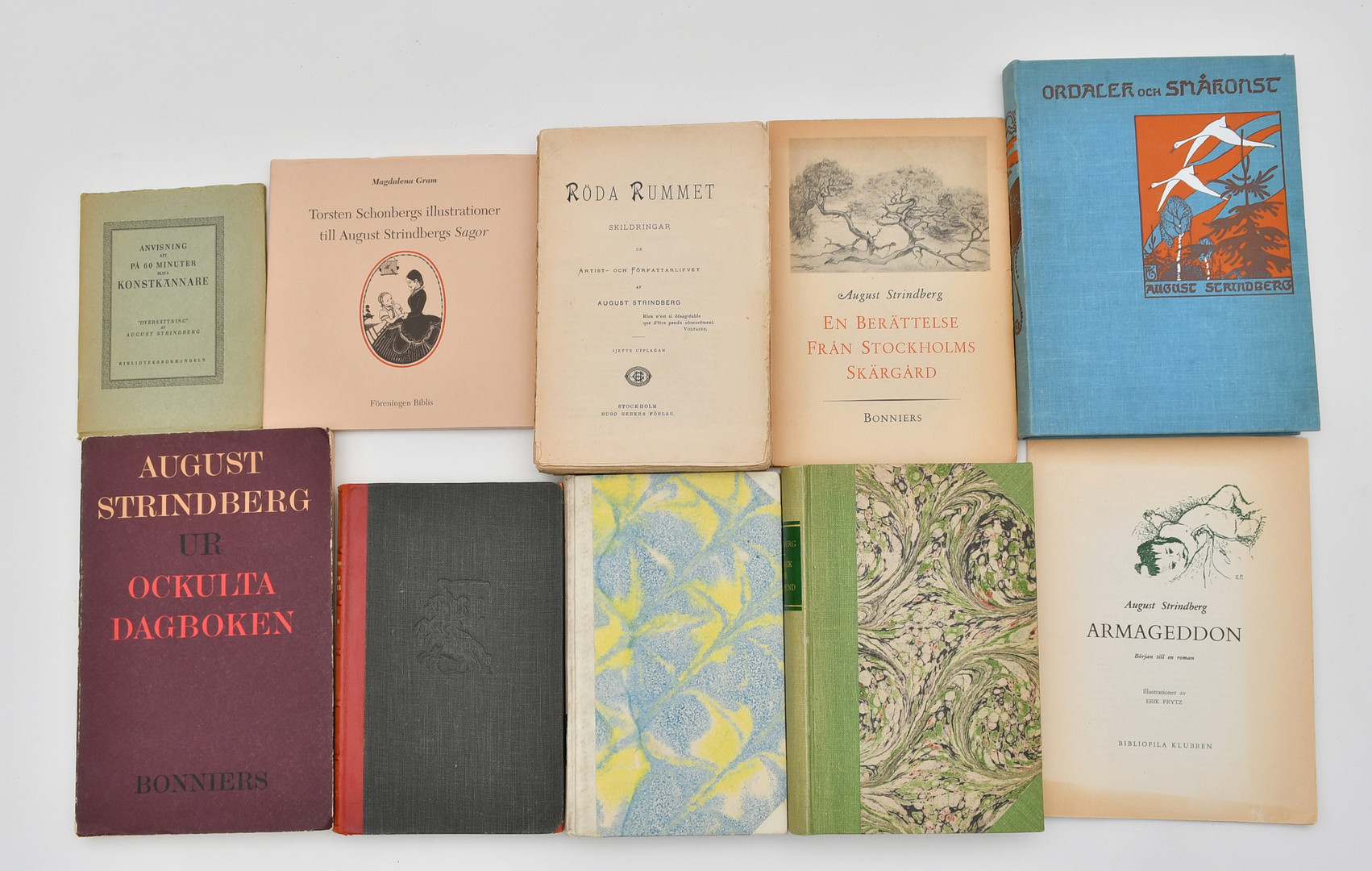 August Strindberg. prosa, sagor, historia mm 16 Volymer.