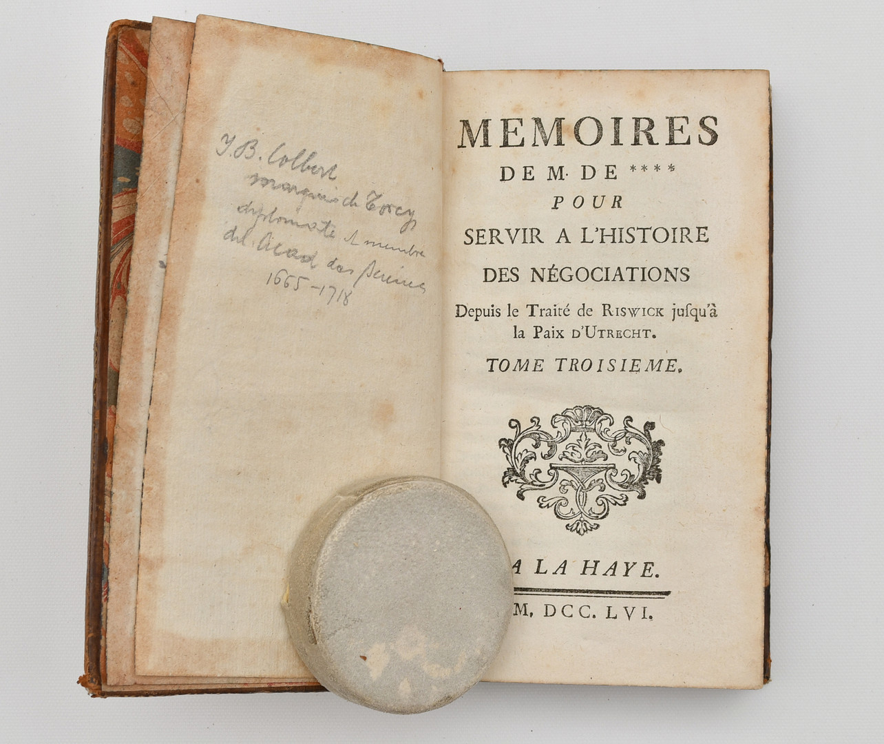 Mémoires de M. de **** pour servir à l'histoire des négociations depuis le Traité de Riswick jusqu'à la Paix d'Utrecht.