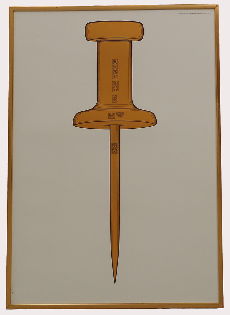 Litografi, "Guldstiftet", ELONA 23 K, 1979.