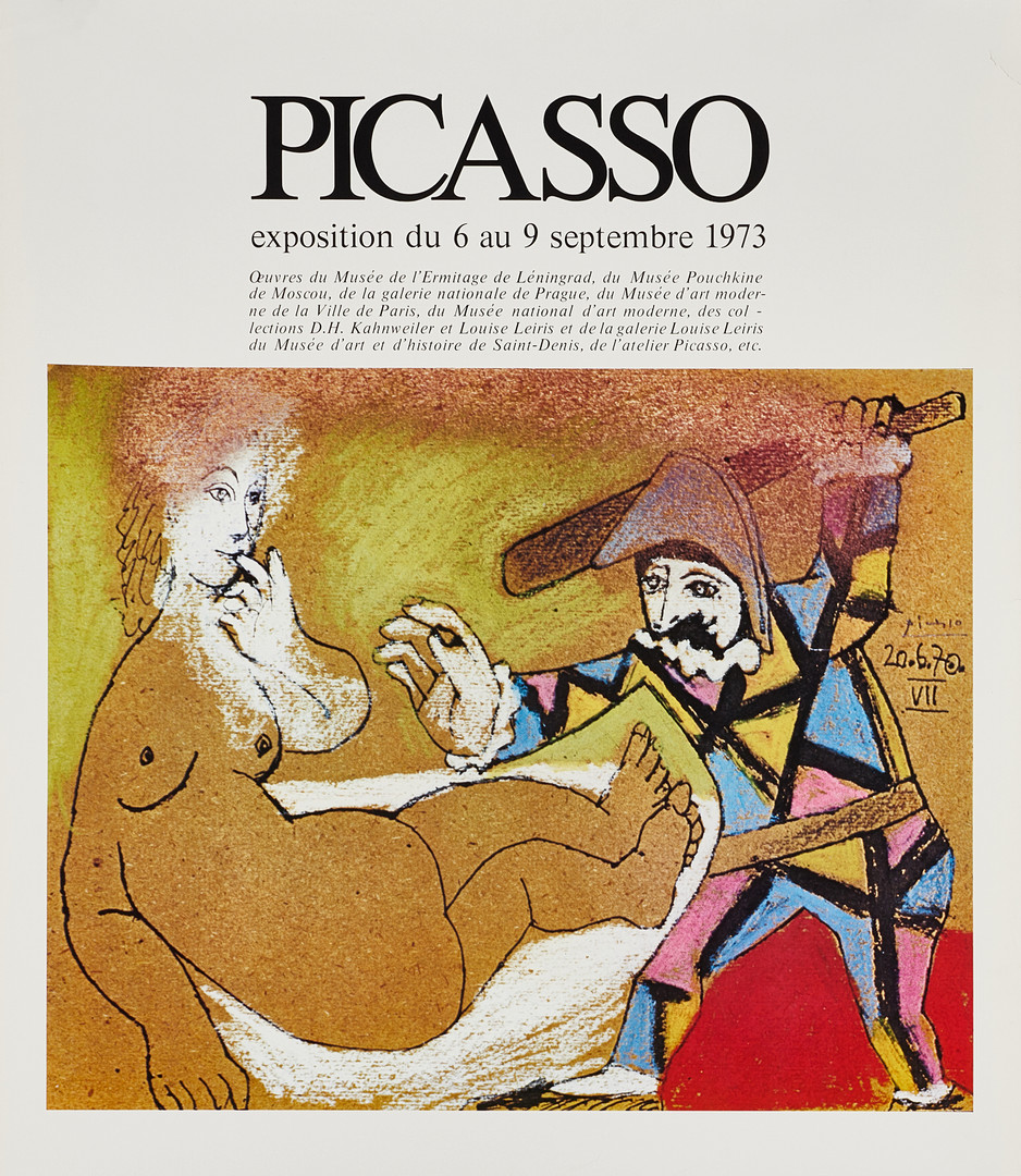 PABLO PICASSO (1881-1973). Utställningsaffisch, "Fête de l'Humanité", 1973, signerad i trycket, offset med litografisk text.