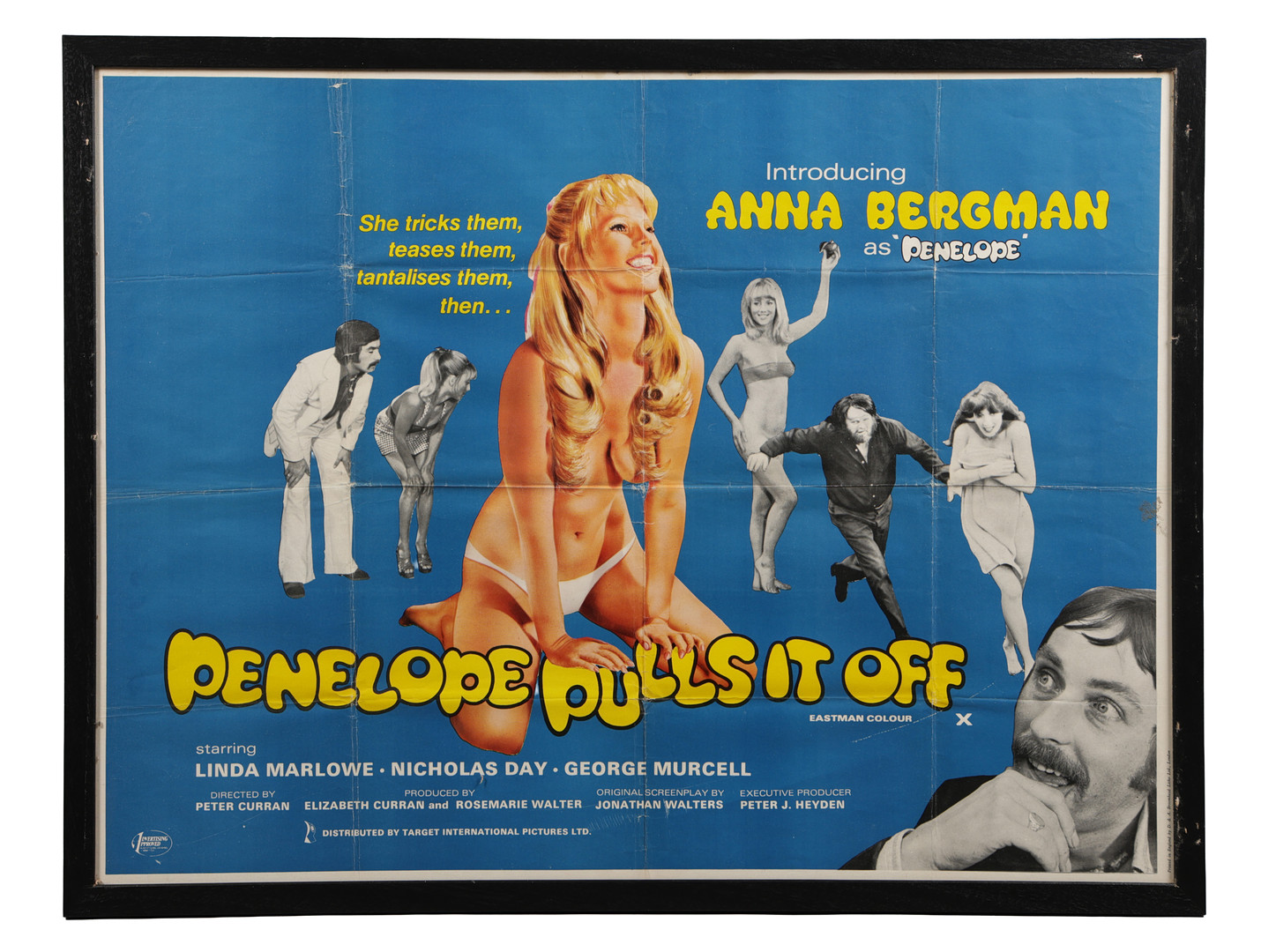 A QUAD FILM POSTER FOR "PENELOPE PULLS IT OFF".