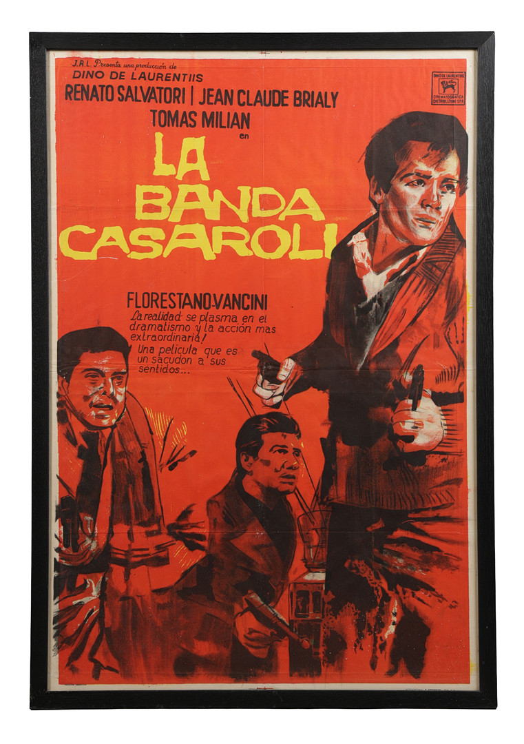 A FILM POSTER FOR "LA BANDA CASAROLI".