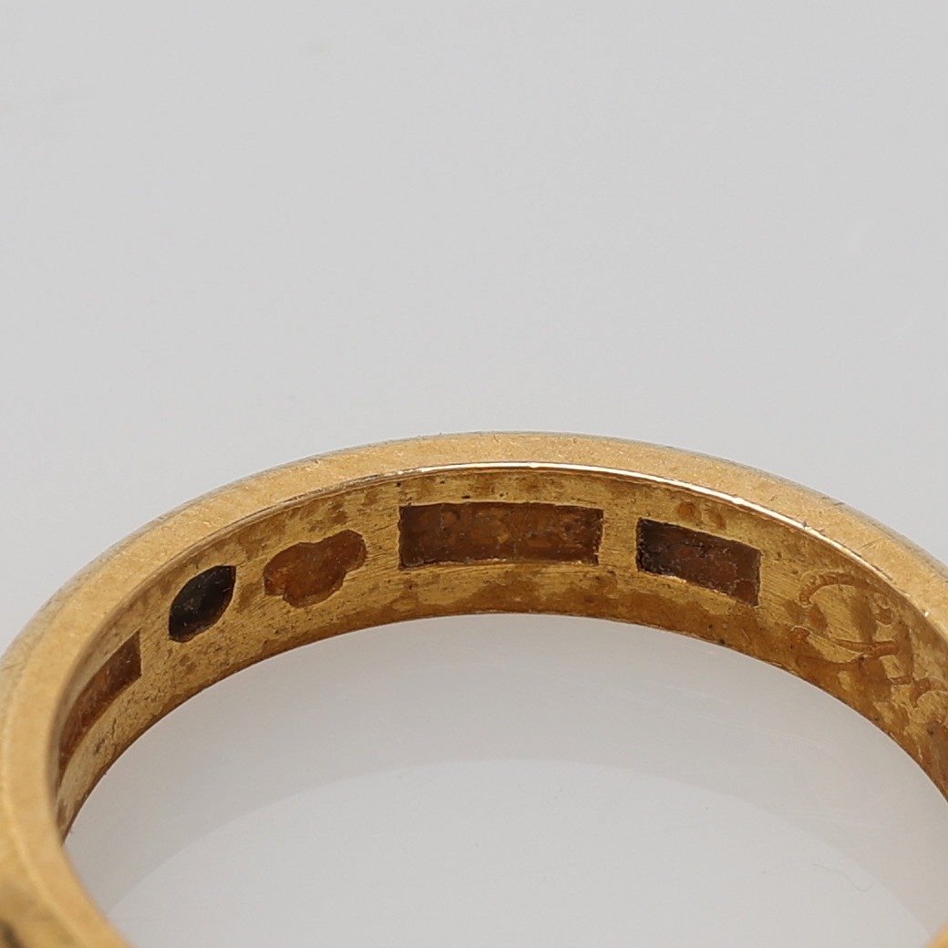 VIGSELRING, guld 18K.