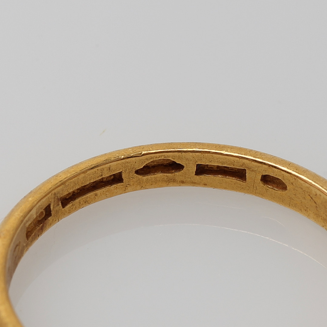 VIGSELRING, guld 18K.