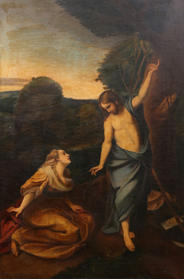 SPANISH OR ITALIAN SCHOOL, 19TH CENTURY. "Noli me tangere".