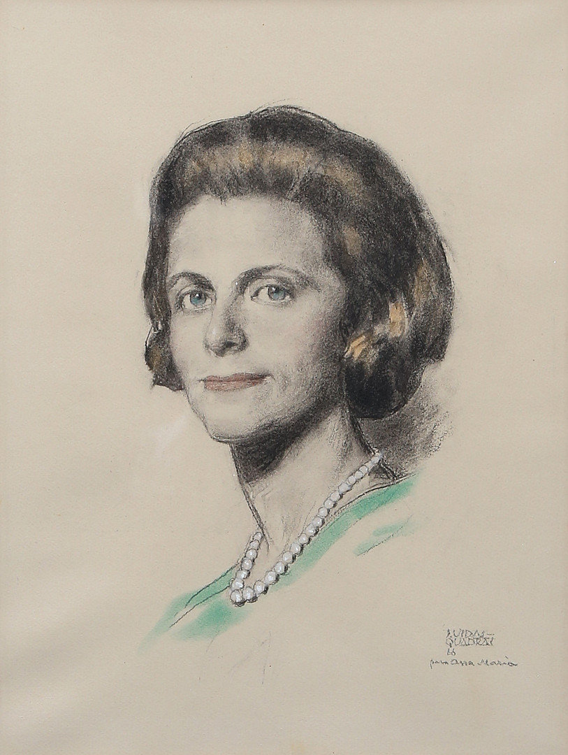 JOSÉ MARÍA VIDAL-QUADRAS. Woman portrait.