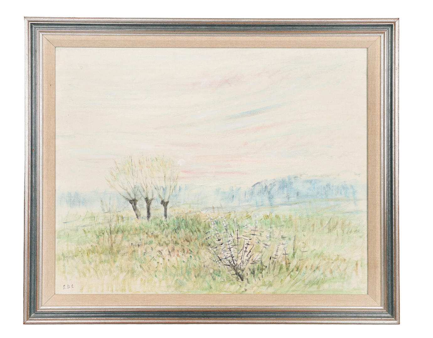 ELINOR BELLINGHAM SMITH (BRITISH 1906-1988), STUDY OF FIELDS AND TREES.