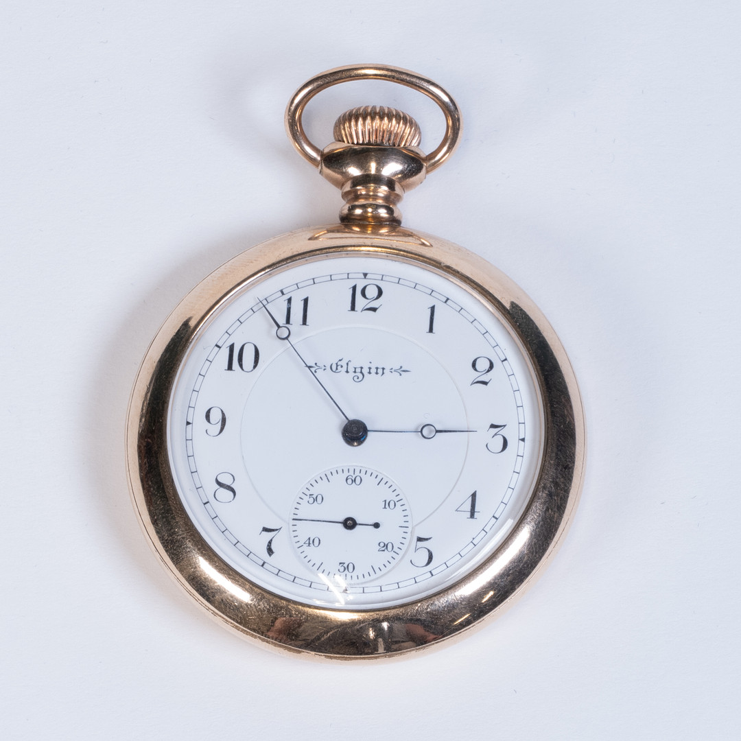 Elgin, fickur, 1900-talets början, verknr 9250305, gulddoublé.