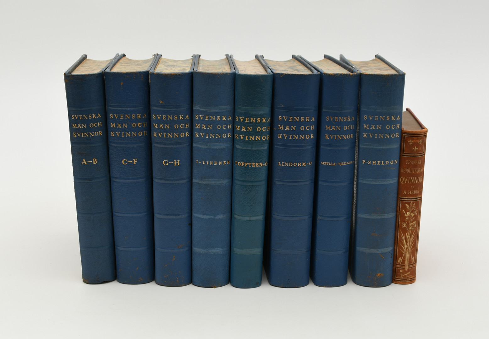 Svenska män och kvinnor 1-8. Biografisk uppslagsbok 8 vol.