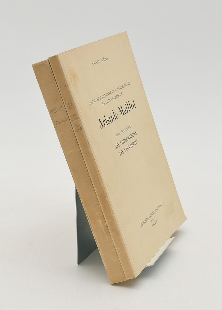Catalogue raisonne de l'oeuvre grave et Lithographie de Aristide Maillol 1-2 by Marcel Guérin. 2 Volymer.