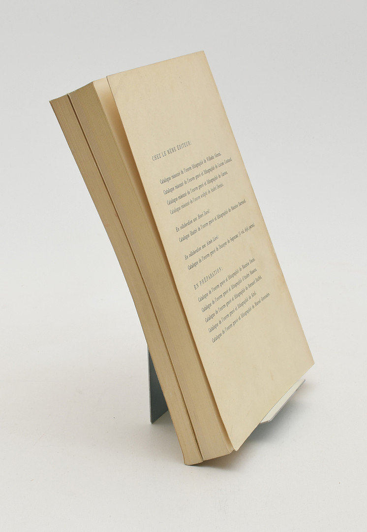 Catalogue raisonne de l'oeuvre grave et Lithographie de Aristide Maillol 1-2 by Marcel Guérin. 2 Volymer.