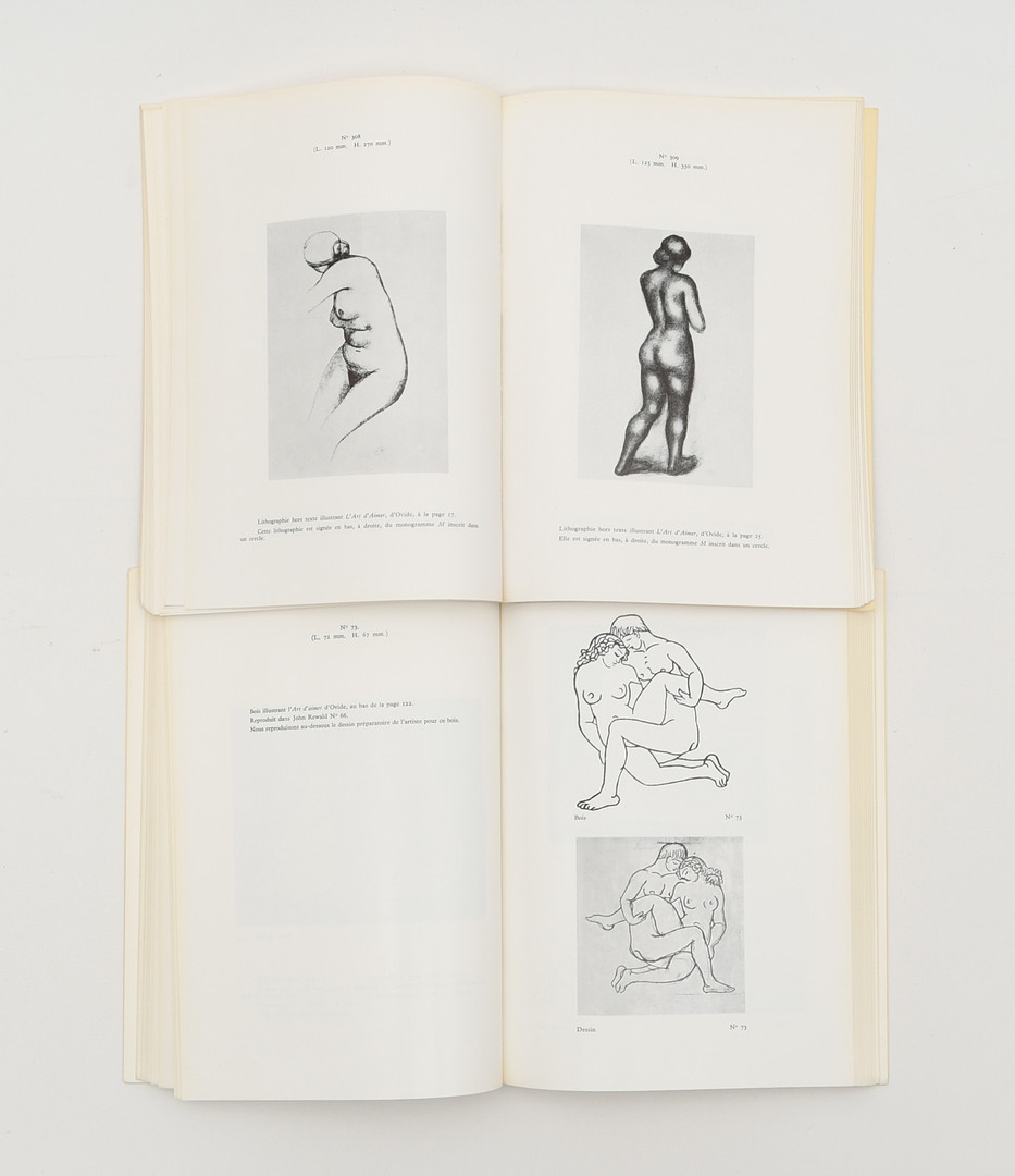 Catalogue raisonne de l'oeuvre grave et Lithographie de Aristide Maillol 1-2 by Marcel Guérin. 2 Volymer.