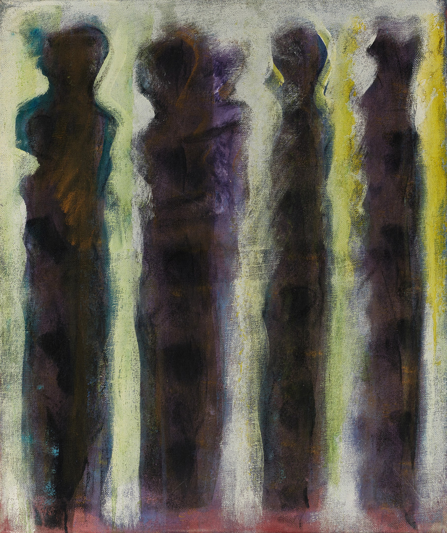 ROBERTO TORREGIANI (Född 1946). Figurkomposition, blandteknik på duk.