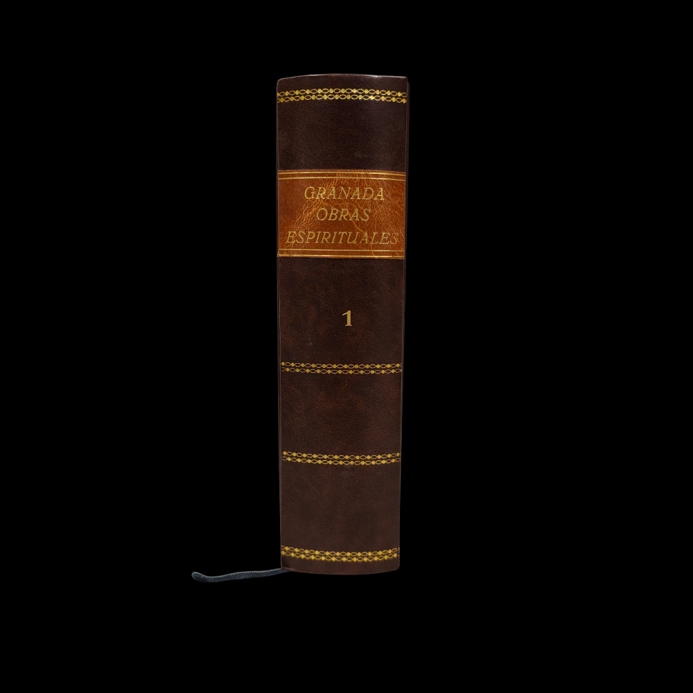 1 TOMO: GRANADA, OBRAS ESPIRITUALES. TOMO I. EDICIÓN IMPRENTA DE JOAQUIN DE DOMINGO, PAMPLONA, 1780.