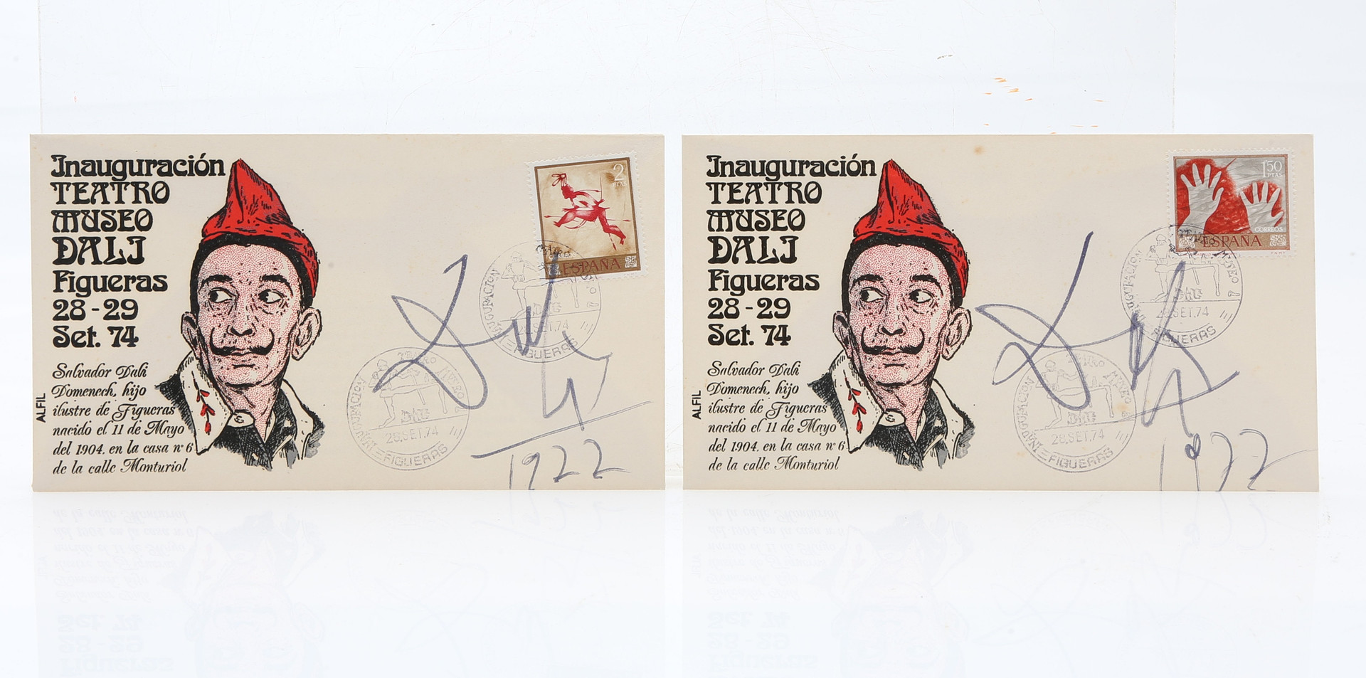 SALVADOR DALÍ. Inauguration of Dalí Theatre-Museum in Figueres.