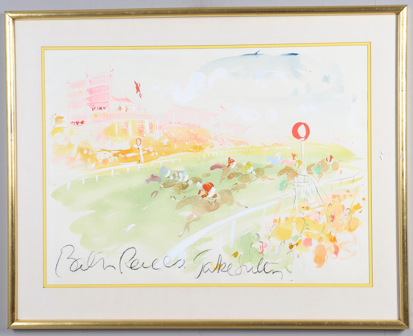JAKE SUTTON (B 1947). “BATH RACES”.