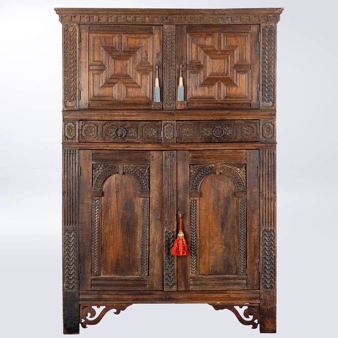 Kleiner Bauernschrank, wohl Ammerland, um 1900.