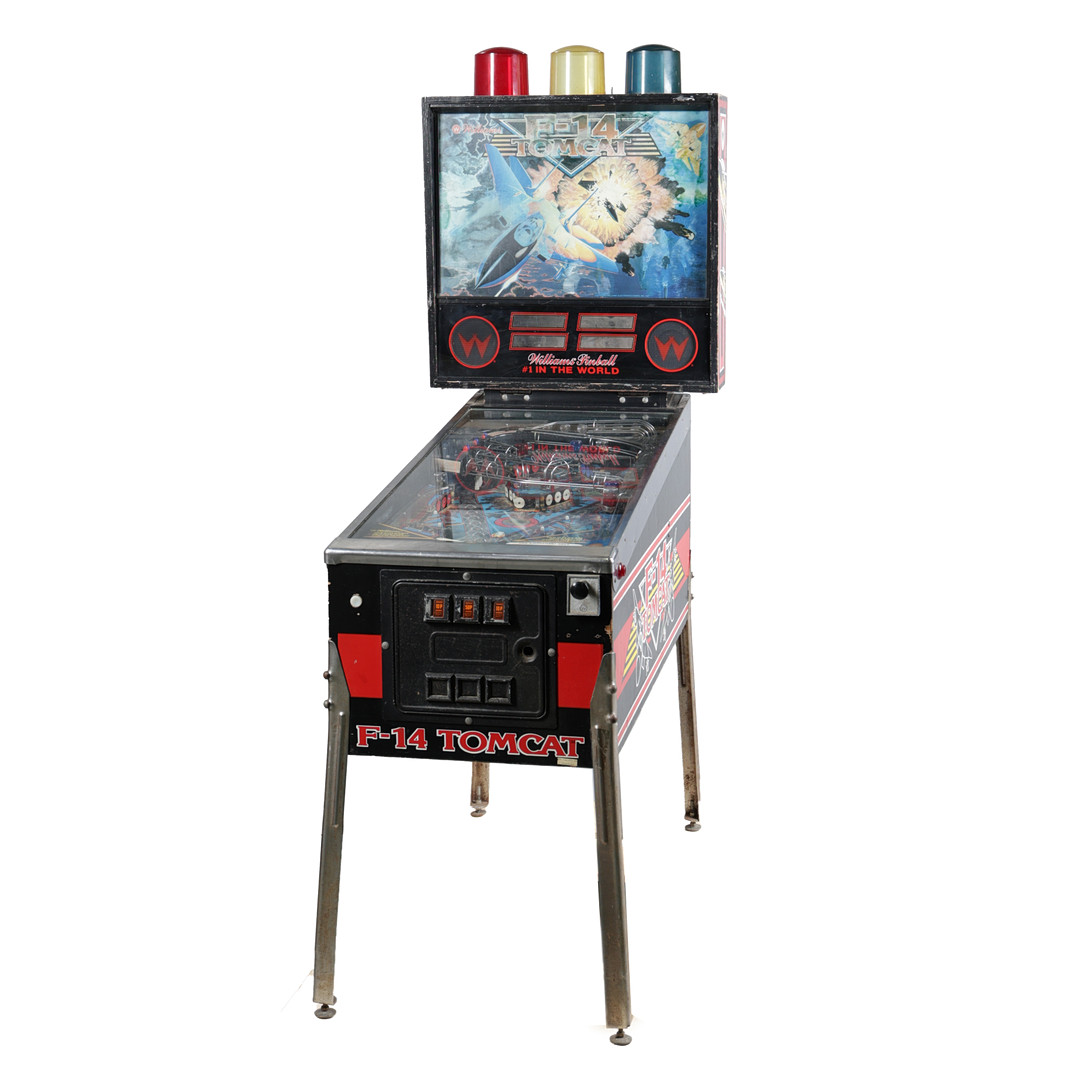 WILLIAMS F-14 TOMCAT PINBALL MACHINE.