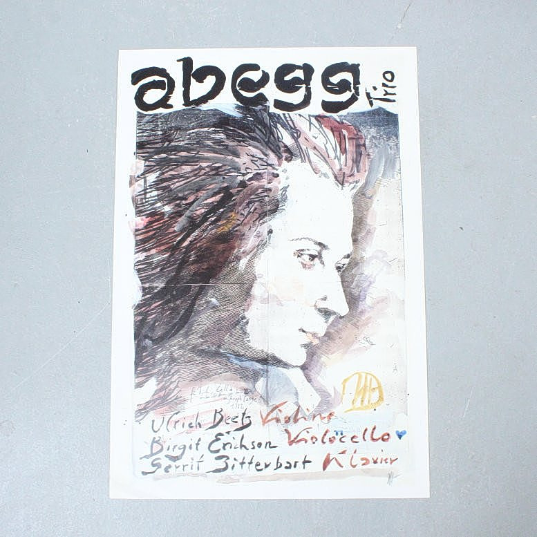 HORST JANSSEN (1929-1995). Druckgrafik-Multiple, ” Abegg-Trio