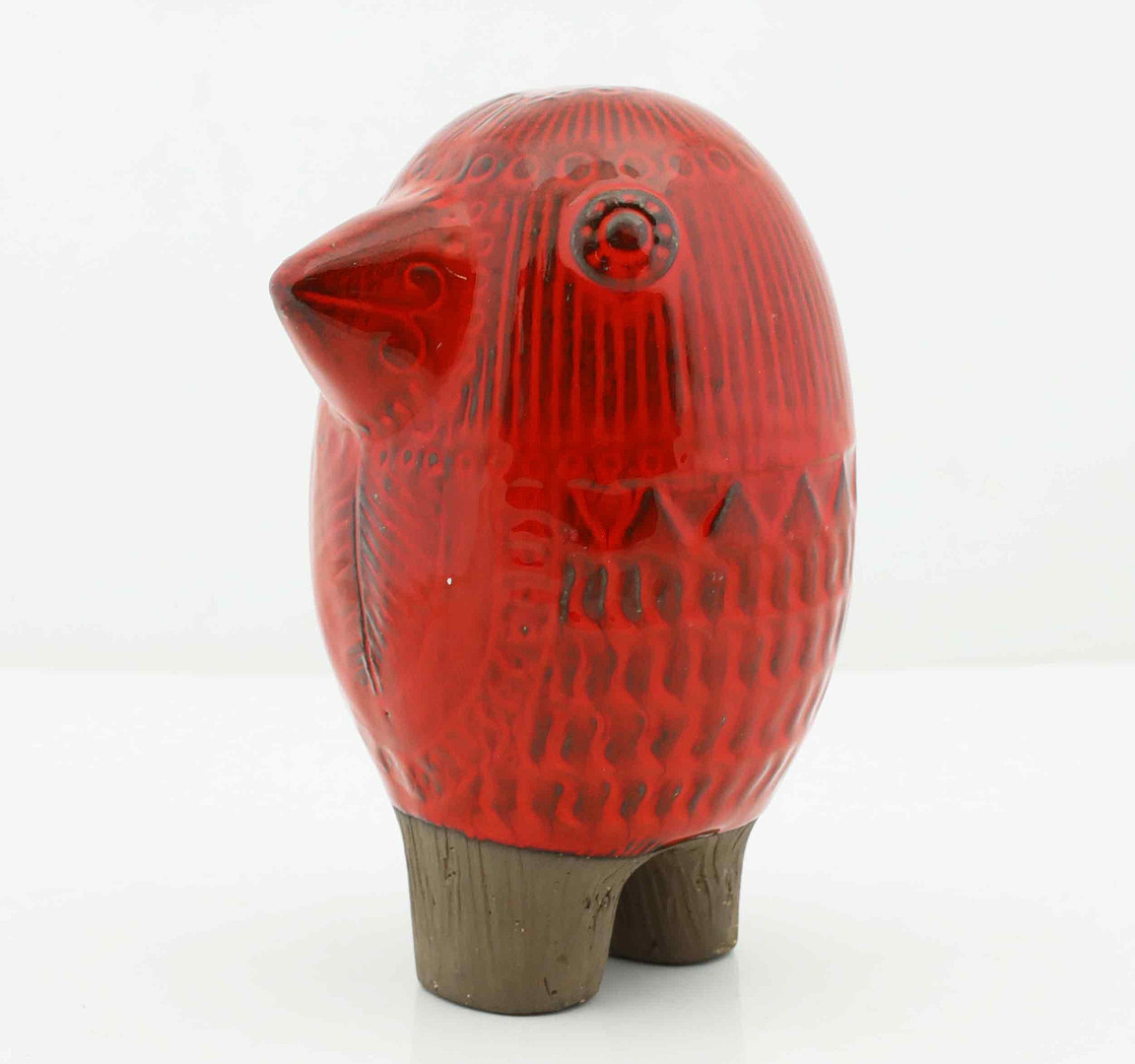 MARI SIMMULSON. Figurin, lergods, Fågel, Upsala Ekeby, 1960/70-tal.
