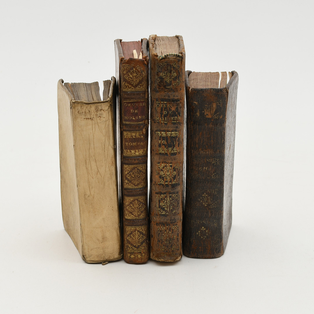 Molière. 4 vol 1600-tals tryck.
