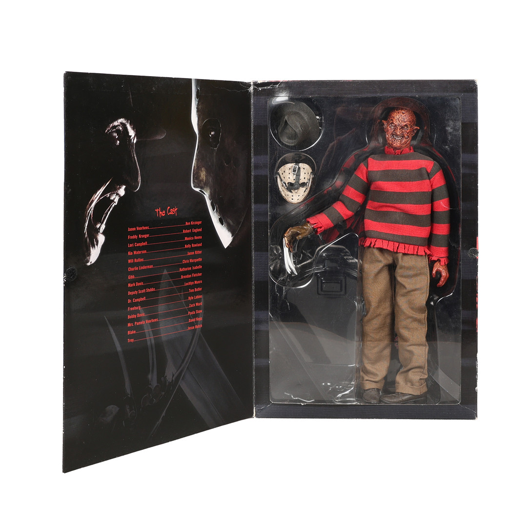 SIDESHOW COLLECTIBLES FREDDY VS. JASON FREDDY KRUEGER 12" POSEABLE FIGURE.