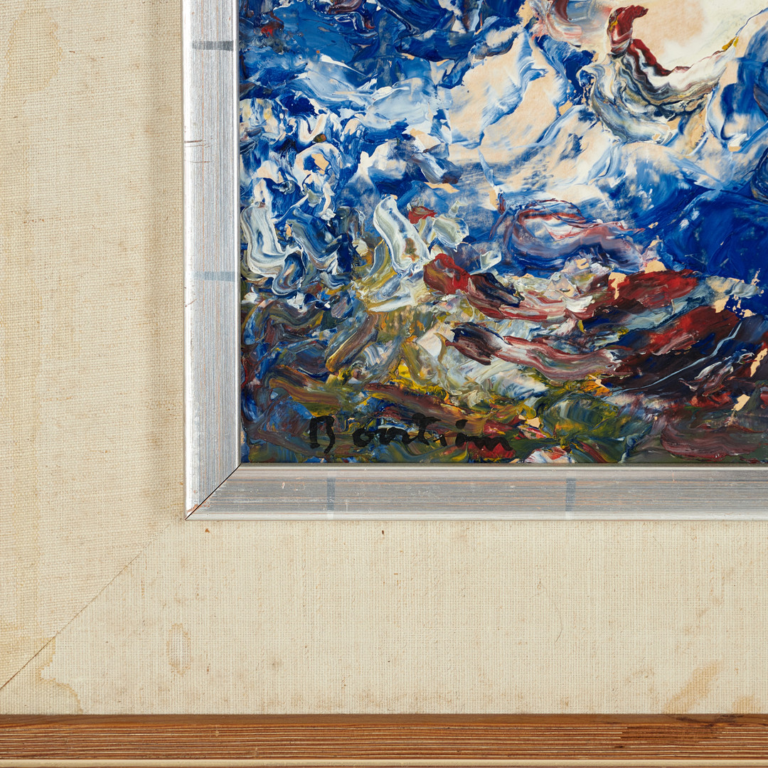 HARRY BOOSTRÖM (1917-1996) Abstrakt komposition, signerad Booström, akryl på papper.