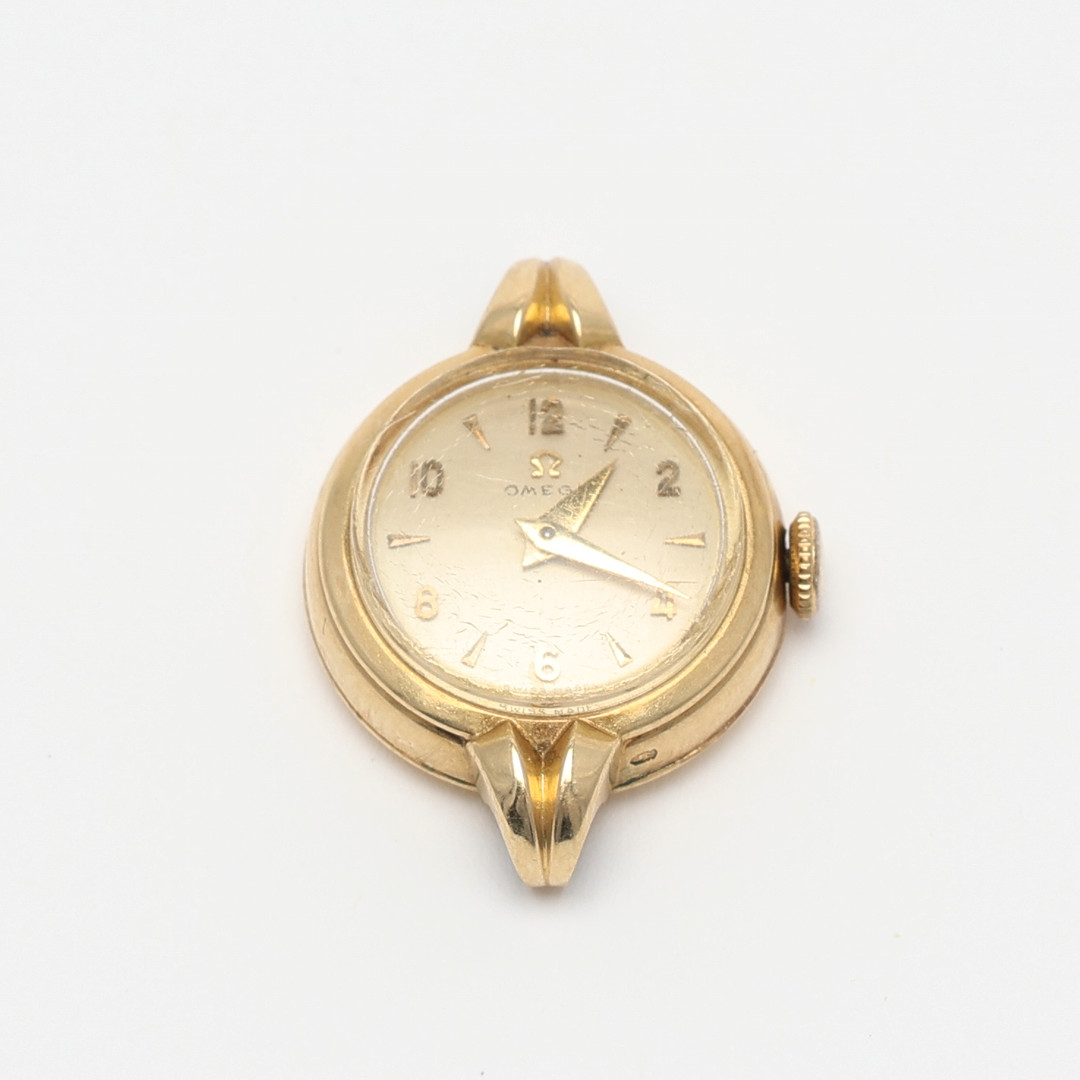 OMEGA, damarmbandsur, guld 14K.
