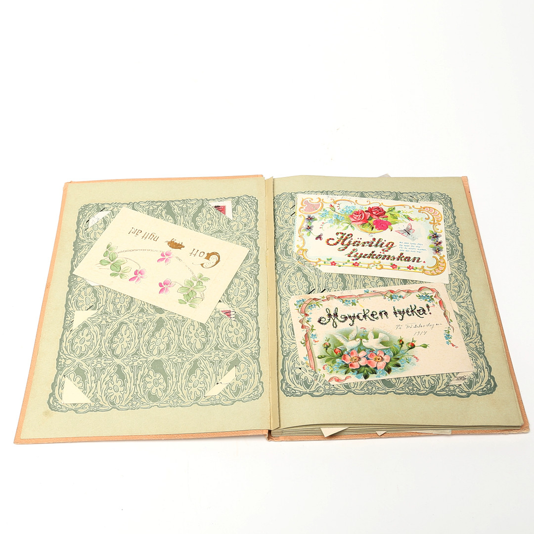 BREFKORTSALBUM, flertalet tidigt 1900-tal.