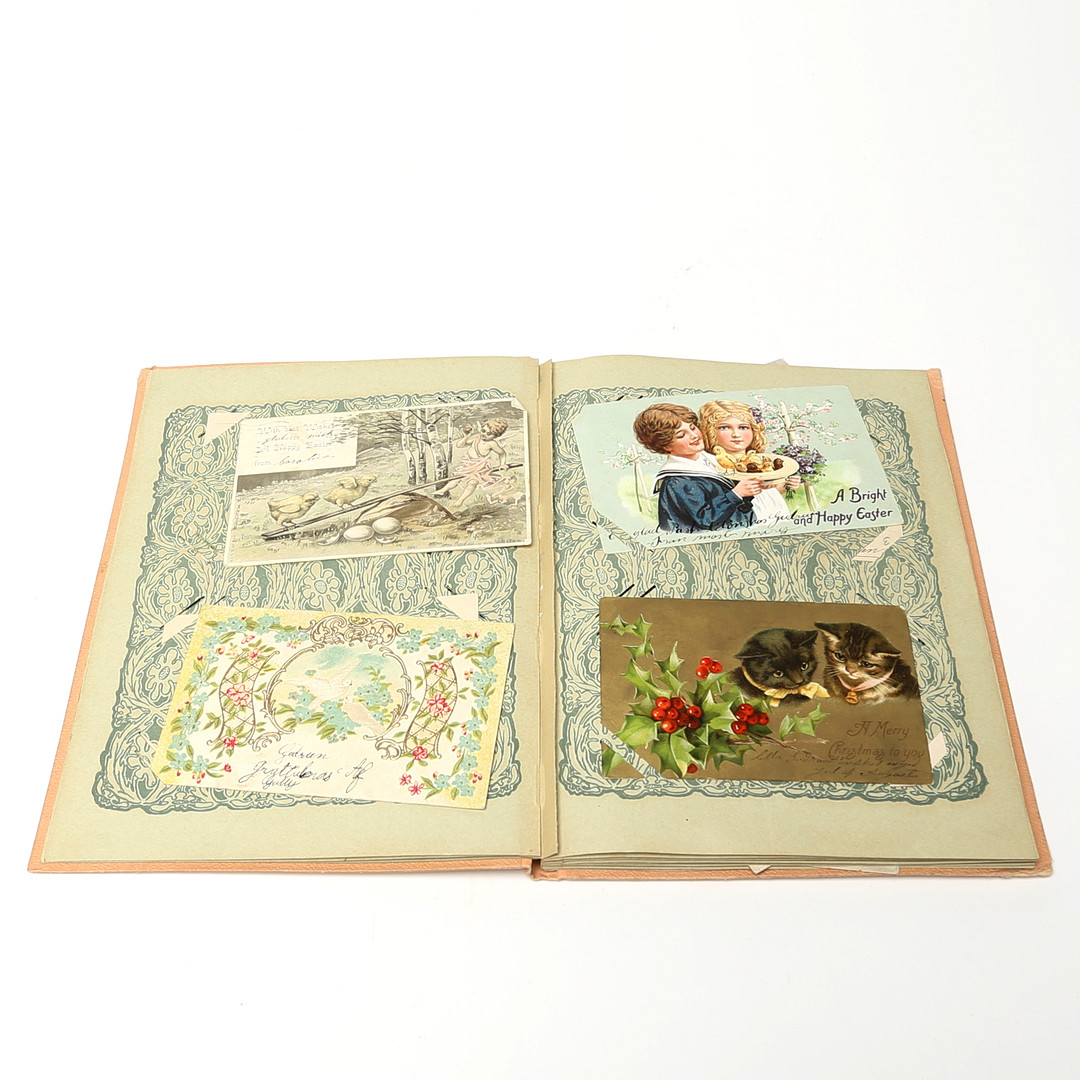 BREFKORTSALBUM, flertalet tidigt 1900-tal.