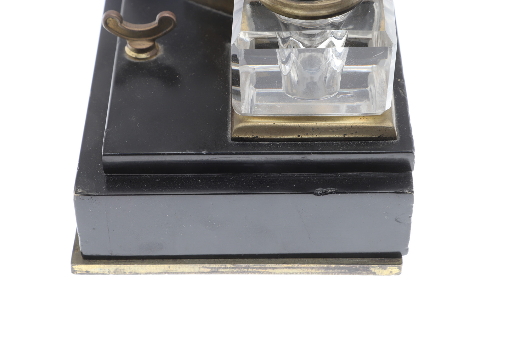 Images for 5075277. A 19TH CENTURY GILT METAL MOUNTED SLATE INKSTAND ...