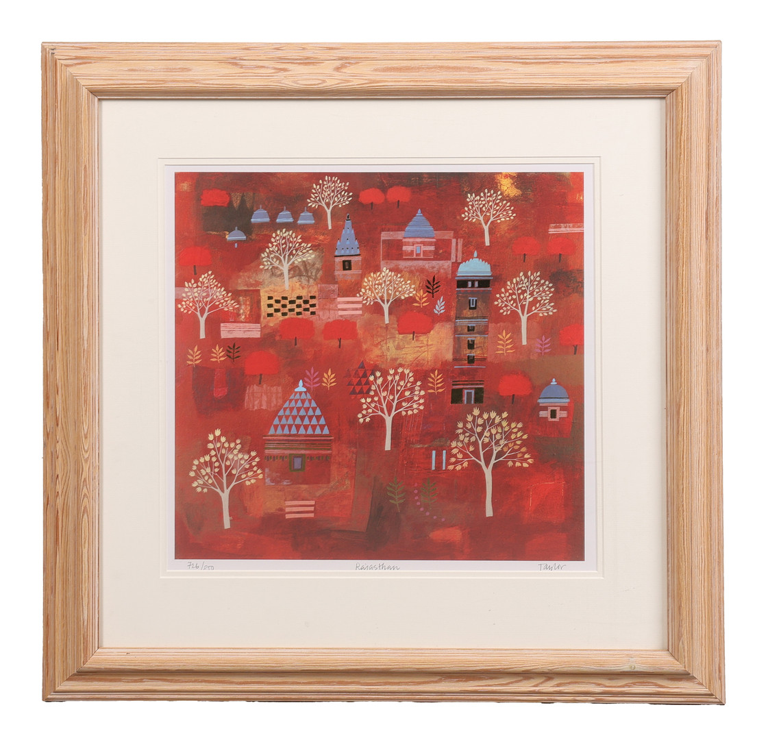 FRANK TAYLOR, LIMITED EDITION PRINT "RAJASTAN".