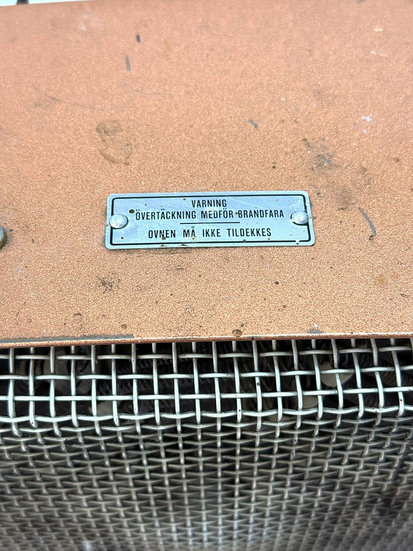 Värmefläkt - Philips 1900 talets mitt.