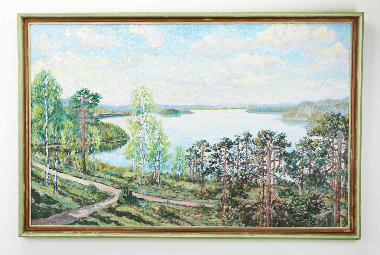 OTTO HESSELBOM (1848-1913). tillskriven, Landskap, osignerad.